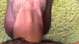 Hairy Black Pussy Get Fucked and Creampied by Bwc