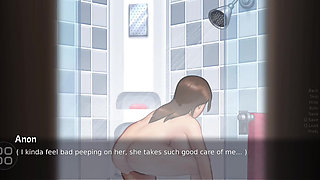 Teen girl showing her boobs