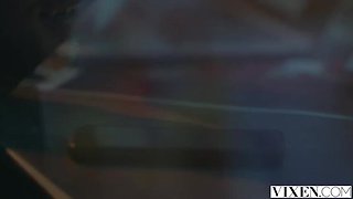 Superstar Vixen Violet and Her Bodyguard Yield to Desire