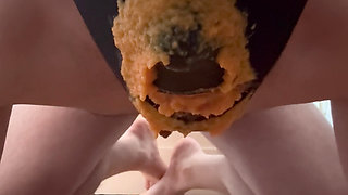 Feeding the fattening slave with high-calorie porridge