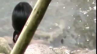 Amateur girls voyeur copulating in public place