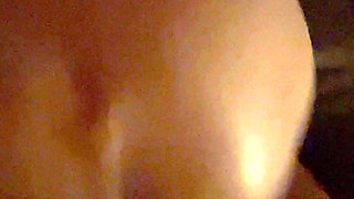 Penetrating her tight pussy from behind