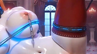 3D Hentai Cowgirl Doll - Smart Ropes Control & Float Ahegao