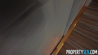 New Real Estate Agent Bangs Her Boss at First Open House