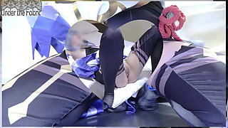 Office Lady Baker Weekend Cosplayer Ganyu Themed Hardcore Sex Climax