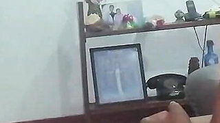 Father in Law's Gigantic Dick Hangs Out Under His Sarom for Step Daughter