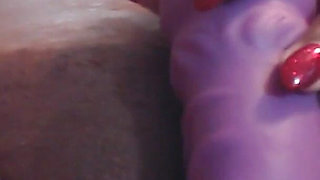 Huge Dildo Stretching My Tight Wet Pussy