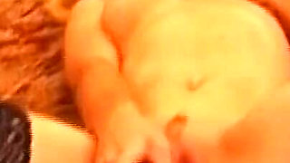 Fantastic Blonde MILF with Big Pussy Lips Masturbates with Dildo and Pisses in the Bathroom