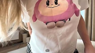 Russian Amateur Stepdaughter Begs For Big Dick - Family Taboo Sex With Arina Mills, Blowjob & Doggystyle