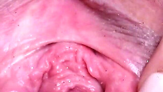 Stripper Pussy Gaped Open Closeup