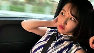 Asian Teen ARIEL SPINNER striptease masturbating