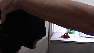 MILF Mouth-fucked with Ring Gag and Massive Throat Cumshot