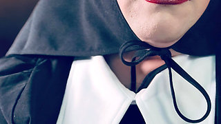 Tina Snua Enrols At The Nunnery! Naughty Nun Smokes A Cork 100 Cigarette - Come Corrupt Me Father!