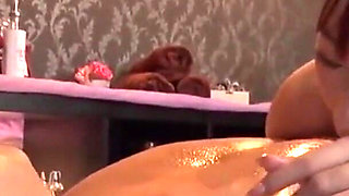 An Urban Esthetician Coats Herself in Oil Watching Reactions While Moving Her Hips Without Holding Back Part2