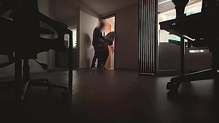 Two horny coworkers start a hot passionate sex in the office when their workshift is done