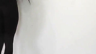 Mistress Cleo Trampling and Smokes on His Slave
