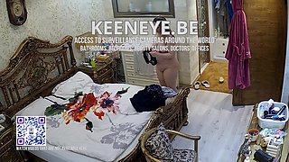 Camera in the bedroom MILF with big tits
