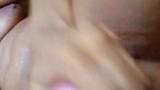 African Girlfriend cums a lot for me