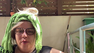 Morning Outdoor Smoking Ritual - BBW Brazilian MILF Goddess
