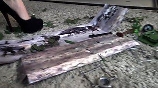 soldier toys crushing by kirstin