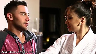 NuruMassage New Stepmom Tastes her Son