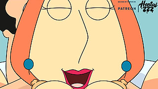 Family Guy Lois Griffin and Glenn Creampie Full Video