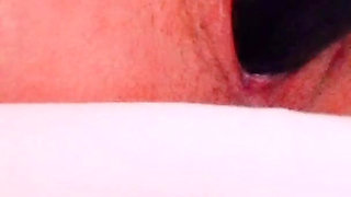 Asian teen loves playing her pussy with vibrator alone