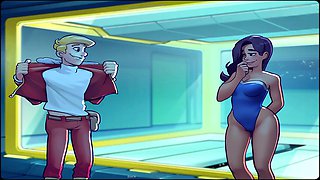 Animated porn, animated, big cock anal
