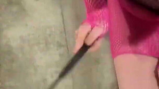 Big mistress gets her self off while slave is bounded