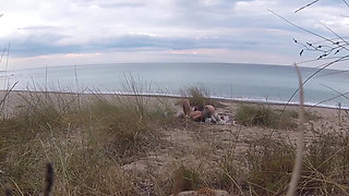 French Teacher Slut Blowjob Amateur on Nude Beach Front Stranger with Cumshot - Misscreamy
