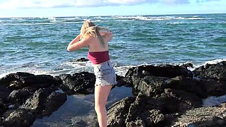 Blonde emo amateur solo masturbation