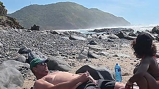 Lost Between Tides and Each Other -horny Ebony MILF Rides Her Lover