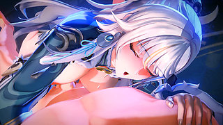 Genshin Impact - Zibai's Private Night Sex with Aether - 3D Hentai Animations