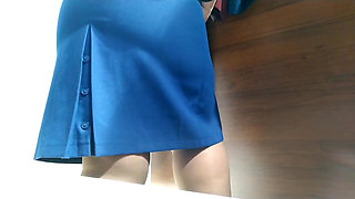 Curvy Mature Woman - Video From a Shopping Mall Fitting Room