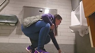 Nerdy Faery Peeing Compilation: Solo Girl Pisses in Bathroom and Outdoor Toilet