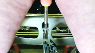 BBW in Latex Pounded by Fucking Machine