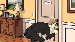 The story of the Cuckold. Sweet Wife Cheated On With Big Black Cock. Hentai. Cartoon