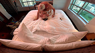 1980's Workout Video - in Gym and Bedroom