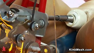 Isis Love DP Fucking Machine Squirting