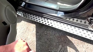 Energised milf with curvy body fucks her boyfriend in the car trunk