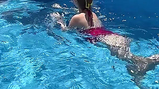 Filmed Lexi Montana Is Having Fun in Outdoor Pool!