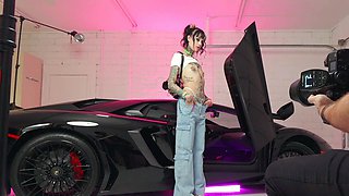 BTS - CC Doll Spreads Her Ass In A Heated Photo Session!