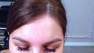 Hot Amateur Sucking Cock and Taking Cumshot Like a Pro