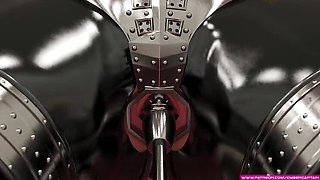 Cute Teen Dentist Bondage: 3D BDSM Fetish with Latex & Metal