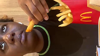 Public McDonald's Mukbang