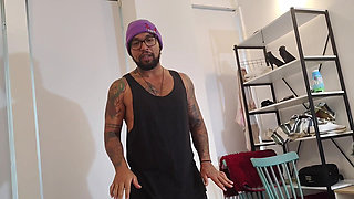 Stepmother Masturbates with Sex Doll, Stepson Spies on Her with Lust.