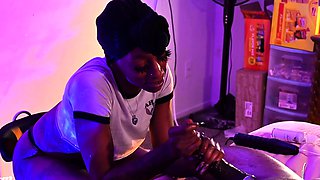 Hot Black Maid Does Some Webcam Black and Ebony