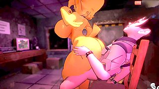 Big booty, monster girl, female domination