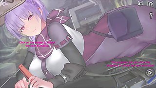 Pin-up girl in an uncensored hentai adventure with endless jumps