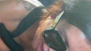 Blowjob cumshot whore gargles pov bukkake fetish cum